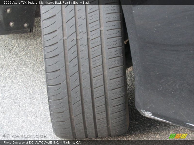 Nighthawk Black Pearl / Ebony Black 2006 Acura TSX Sedan