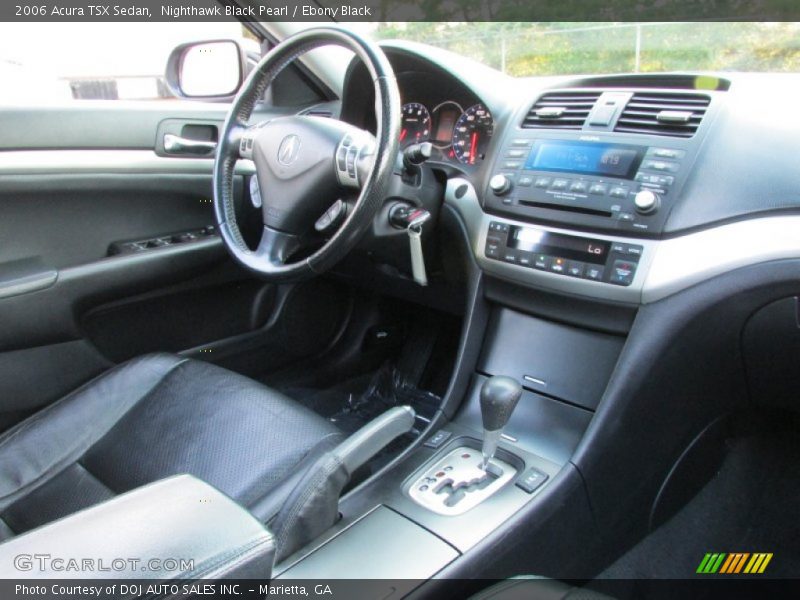 Nighthawk Black Pearl / Ebony Black 2006 Acura TSX Sedan