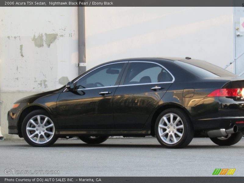 Nighthawk Black Pearl / Ebony Black 2006 Acura TSX Sedan