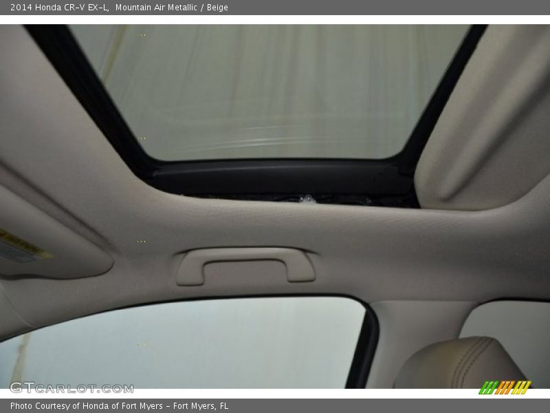 Mountain Air Metallic / Beige 2014 Honda CR-V EX-L