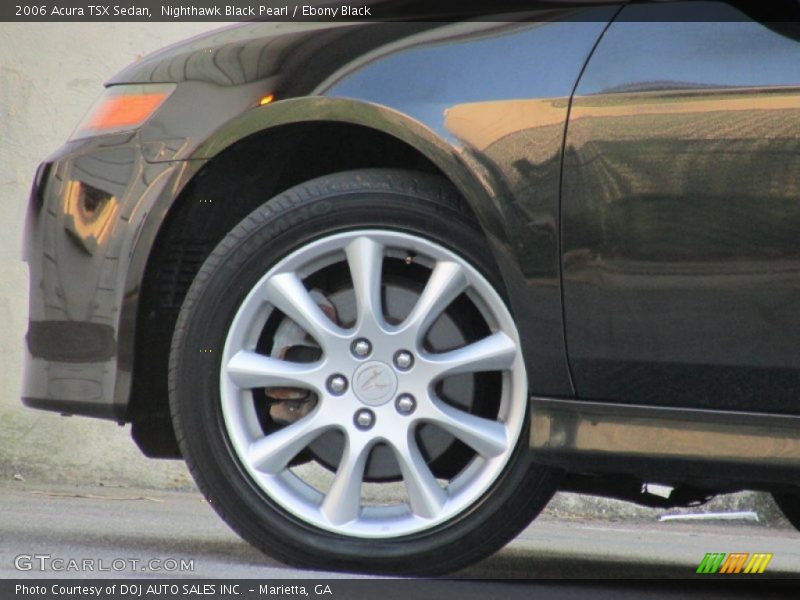 Nighthawk Black Pearl / Ebony Black 2006 Acura TSX Sedan