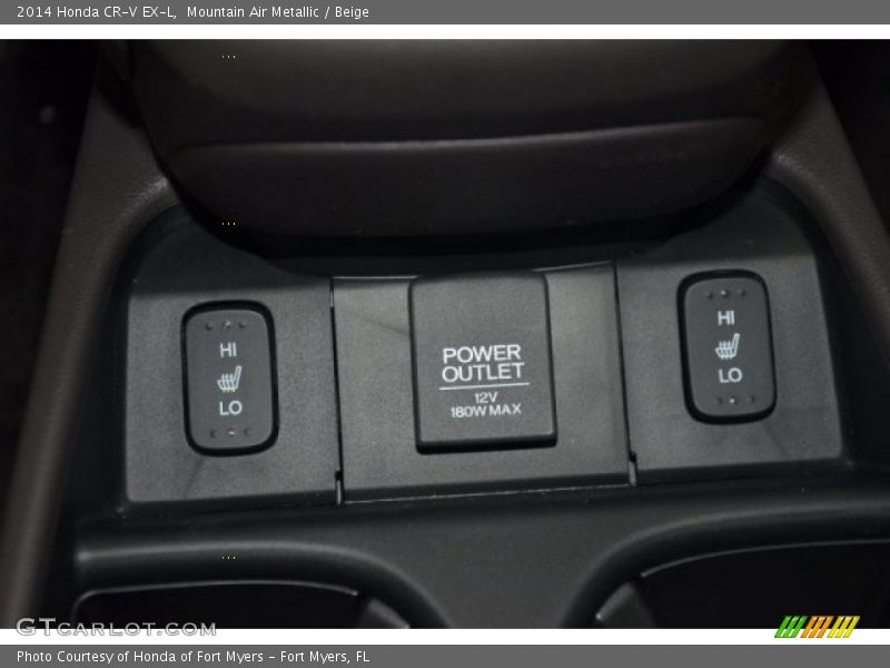 Mountain Air Metallic / Beige 2014 Honda CR-V EX-L