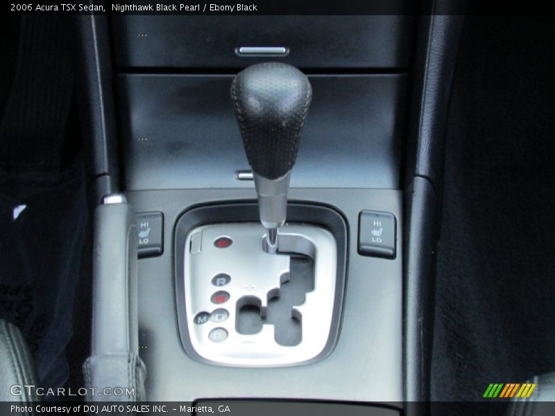 Nighthawk Black Pearl / Ebony Black 2006 Acura TSX Sedan