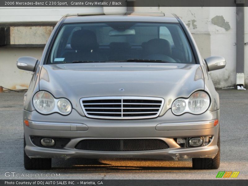 Granite Grey Metallic / Black 2006 Mercedes-Benz C 230 Sport