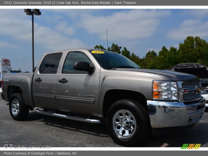 Mocha Steel Metallic / Dark Titanium 2012 Chevrolet Silverado 1500 LS Crew Cab 4x4