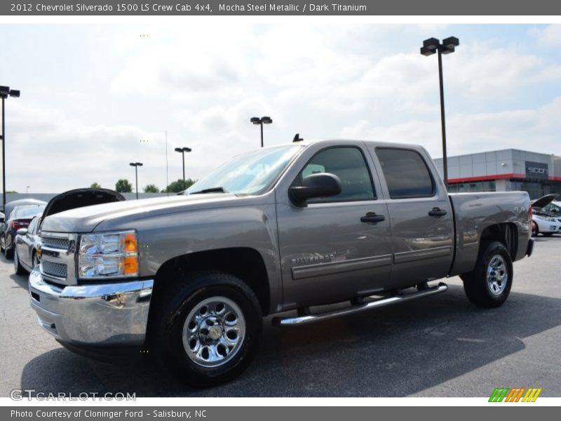 Mocha Steel Metallic / Dark Titanium 2012 Chevrolet Silverado 1500 LS Crew Cab 4x4