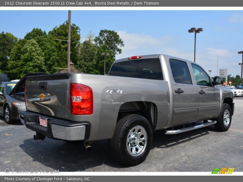 Mocha Steel Metallic / Dark Titanium 2012 Chevrolet Silverado 1500 LS Crew Cab 4x4