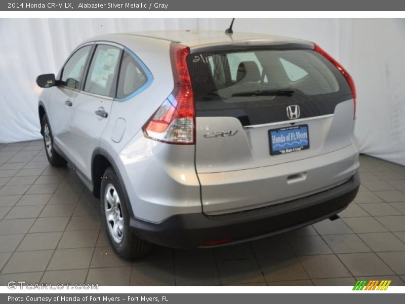 Alabaster Silver Metallic / Gray 2014 Honda CR-V LX