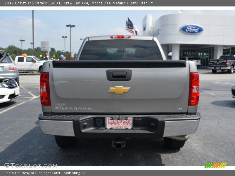 Mocha Steel Metallic / Dark Titanium 2012 Chevrolet Silverado 1500 LS Crew Cab 4x4