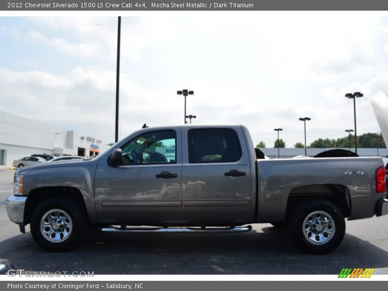 Mocha Steel Metallic / Dark Titanium 2012 Chevrolet Silverado 1500 LS Crew Cab 4x4