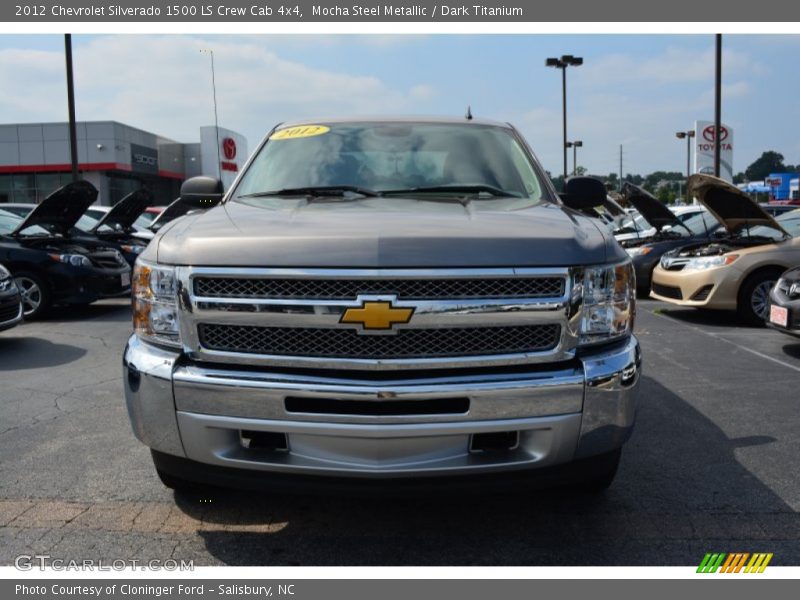 Mocha Steel Metallic / Dark Titanium 2012 Chevrolet Silverado 1500 LS Crew Cab 4x4