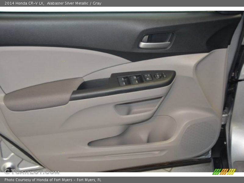 Alabaster Silver Metallic / Gray 2014 Honda CR-V LX