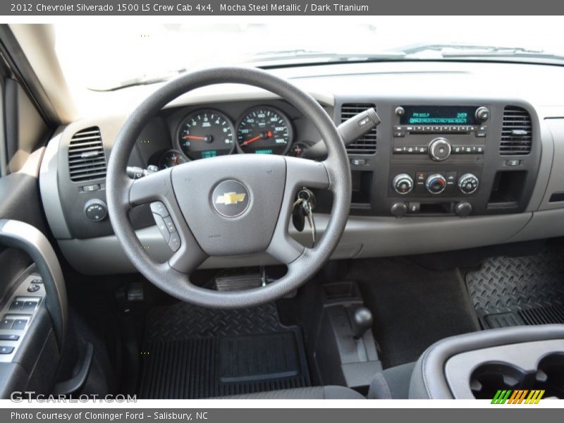 Mocha Steel Metallic / Dark Titanium 2012 Chevrolet Silverado 1500 LS Crew Cab 4x4