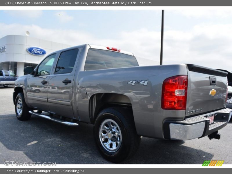 Mocha Steel Metallic / Dark Titanium 2012 Chevrolet Silverado 1500 LS Crew Cab 4x4