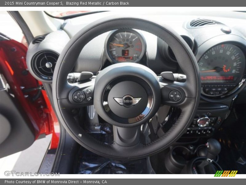 Blazing Red Metallic / Carbon Black 2015 Mini Countryman Cooper S