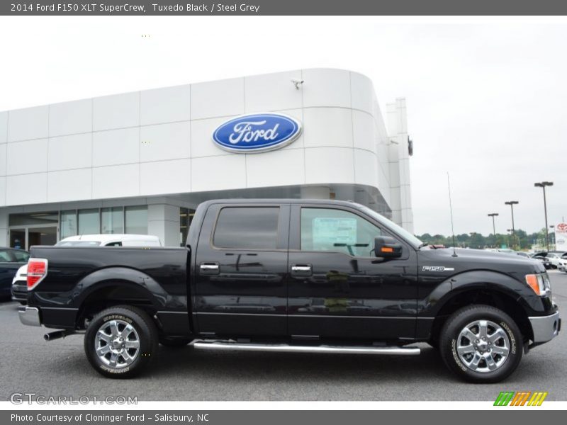 Tuxedo Black / Steel Grey 2014 Ford F150 XLT SuperCrew