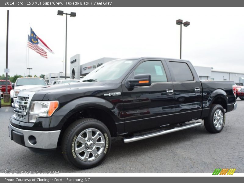 Tuxedo Black / Steel Grey 2014 Ford F150 XLT SuperCrew
