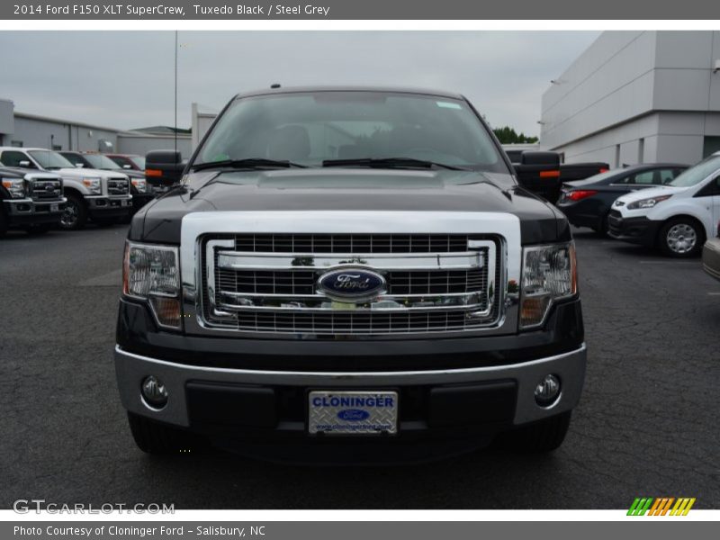 Tuxedo Black / Steel Grey 2014 Ford F150 XLT SuperCrew