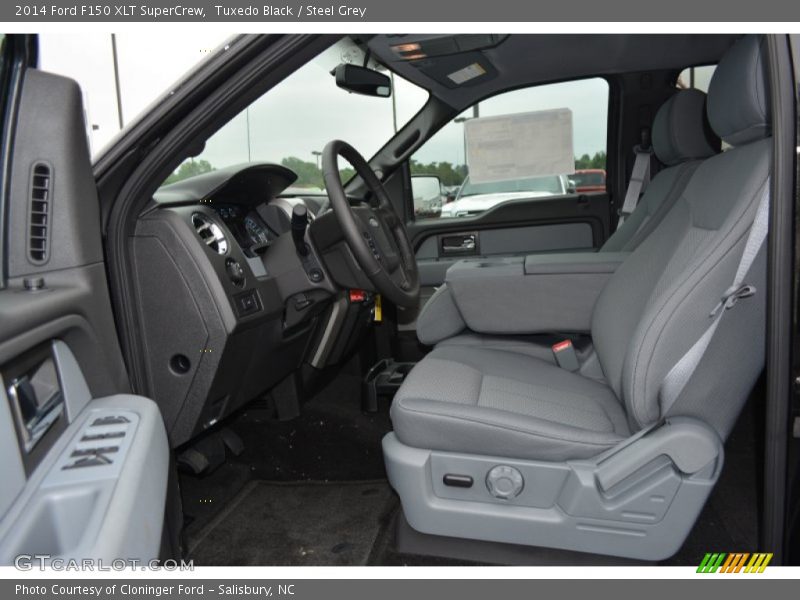 Tuxedo Black / Steel Grey 2014 Ford F150 XLT SuperCrew