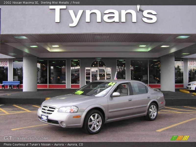 Sterling Mist Metallic / Frost 2002 Nissan Maxima SE