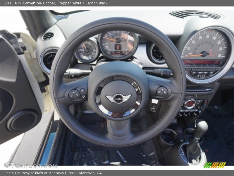 Pepper White / Carbon Black 2015 Mini Convertible Cooper