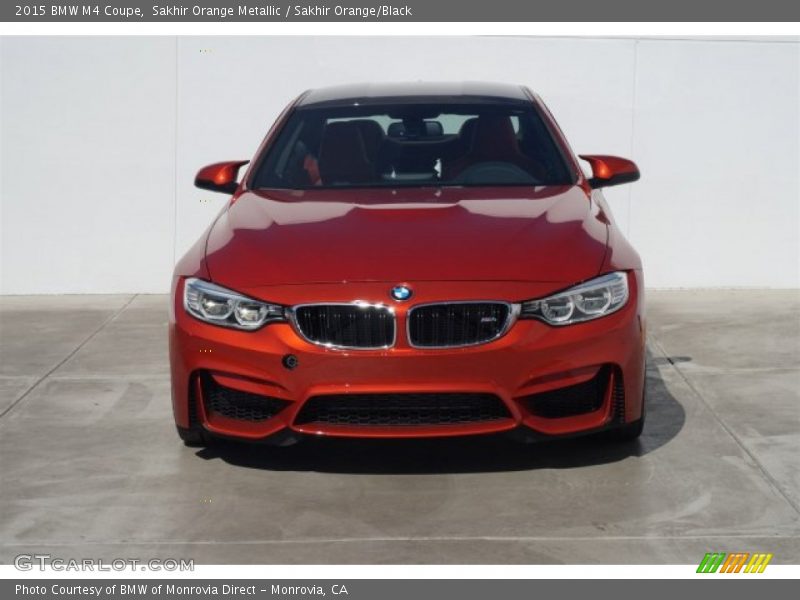 Sakhir Orange Metallic / Sakhir Orange/Black 2015 BMW M4 Coupe