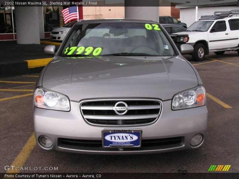 Sterling Mist Metallic / Frost 2002 Nissan Maxima SE