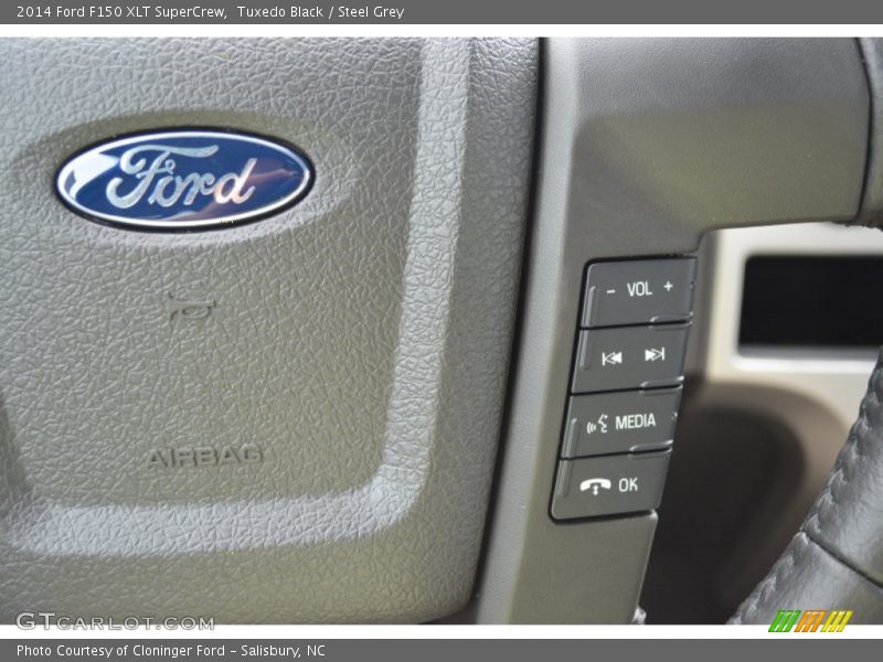 Tuxedo Black / Steel Grey 2014 Ford F150 XLT SuperCrew