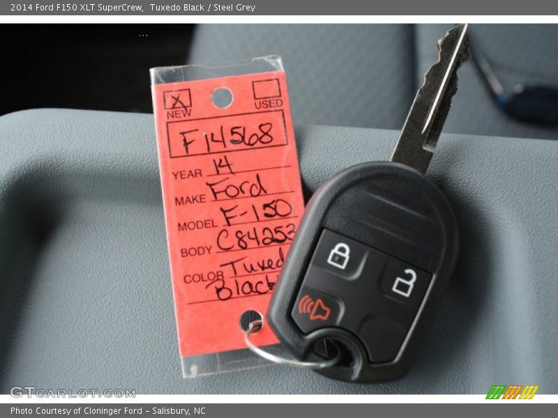 Tuxedo Black / Steel Grey 2014 Ford F150 XLT SuperCrew