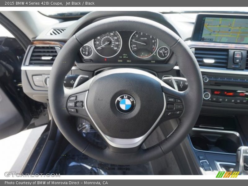 Jet Black / Black 2015 BMW 4 Series 428i Coupe