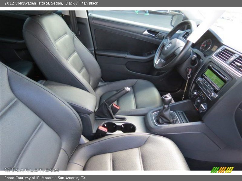 Black / Titan Black 2012 Volkswagen Jetta SE Sedan