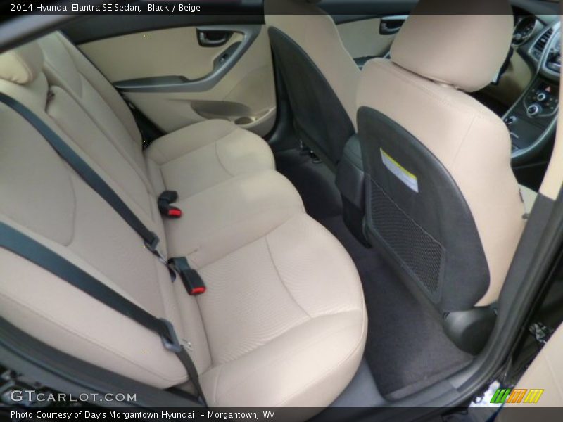Black / Beige 2014 Hyundai Elantra SE Sedan