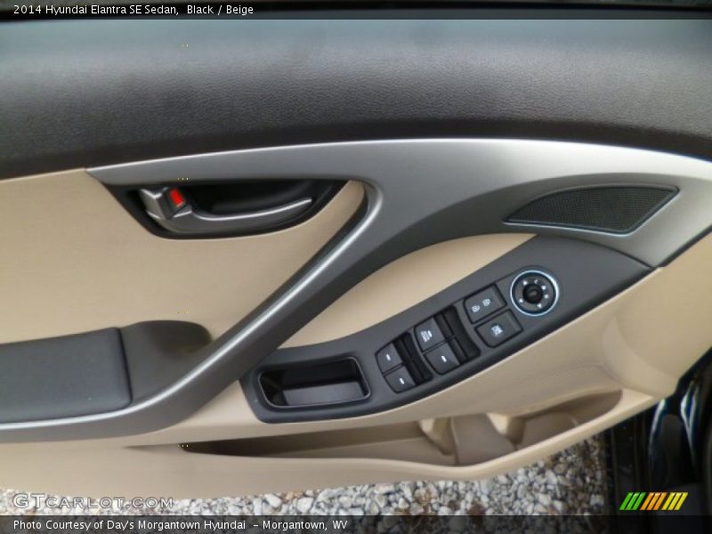 Black / Beige 2014 Hyundai Elantra SE Sedan