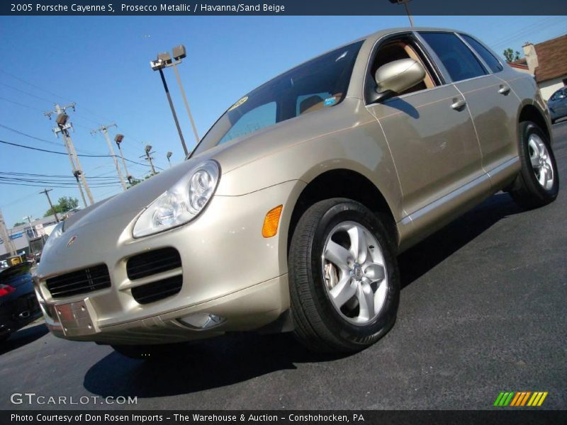 Prosecco Metallic / Havanna/Sand Beige 2005 Porsche Cayenne S