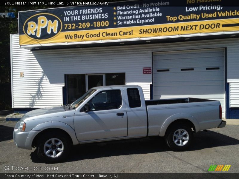 Silver Ice Metallic / Gray 2001 Nissan Frontier XE King Cab