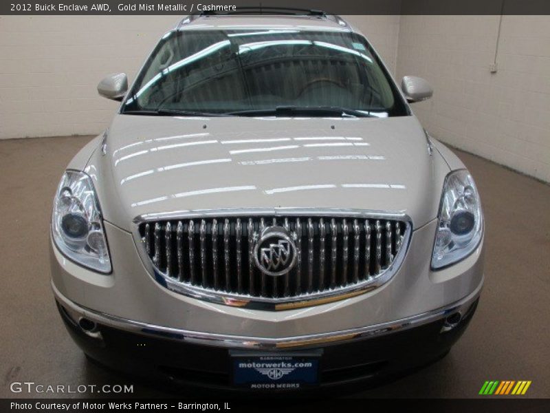 Gold Mist Metallic / Cashmere 2012 Buick Enclave AWD
