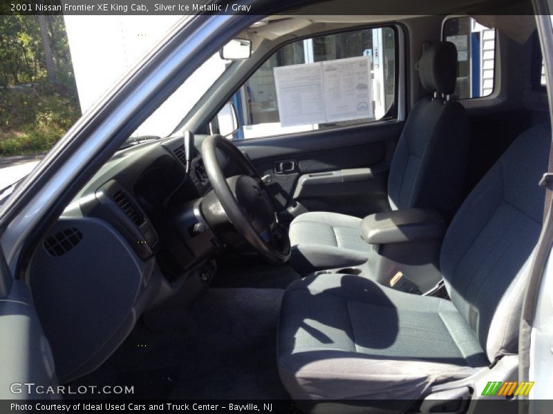 Silver Ice Metallic / Gray 2001 Nissan Frontier XE King Cab