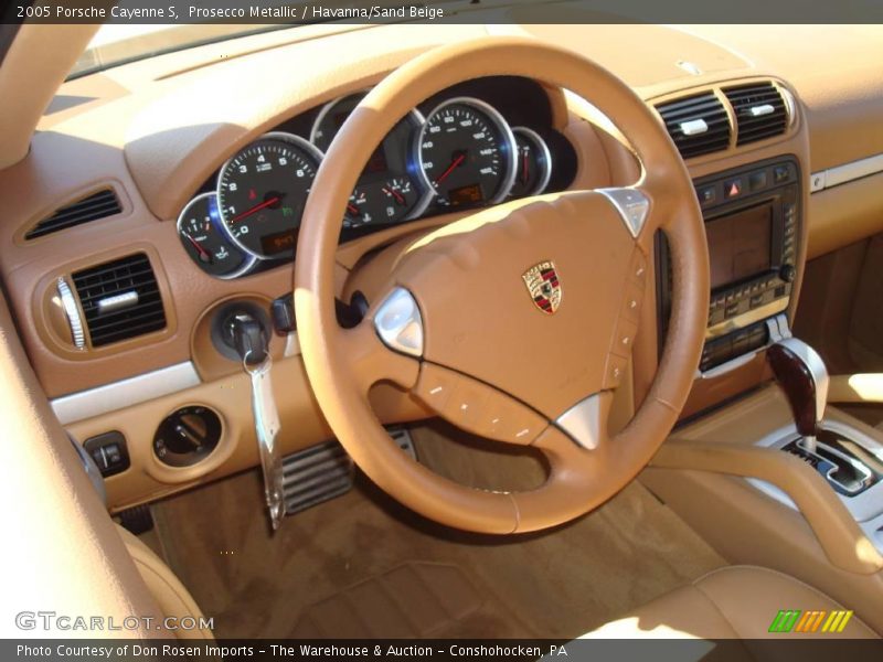 Prosecco Metallic / Havanna/Sand Beige 2005 Porsche Cayenne S