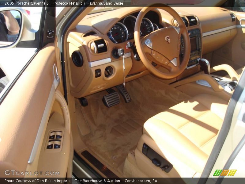 Prosecco Metallic / Havanna/Sand Beige 2005 Porsche Cayenne S
