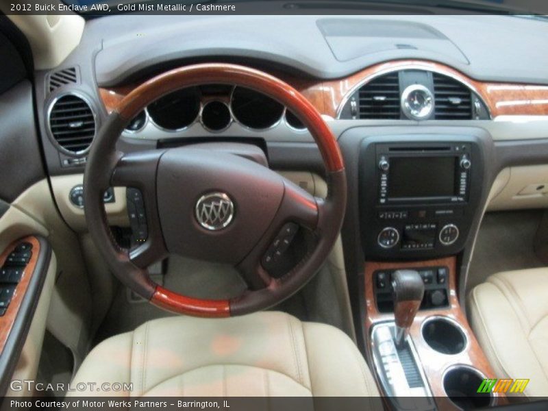 Gold Mist Metallic / Cashmere 2012 Buick Enclave AWD