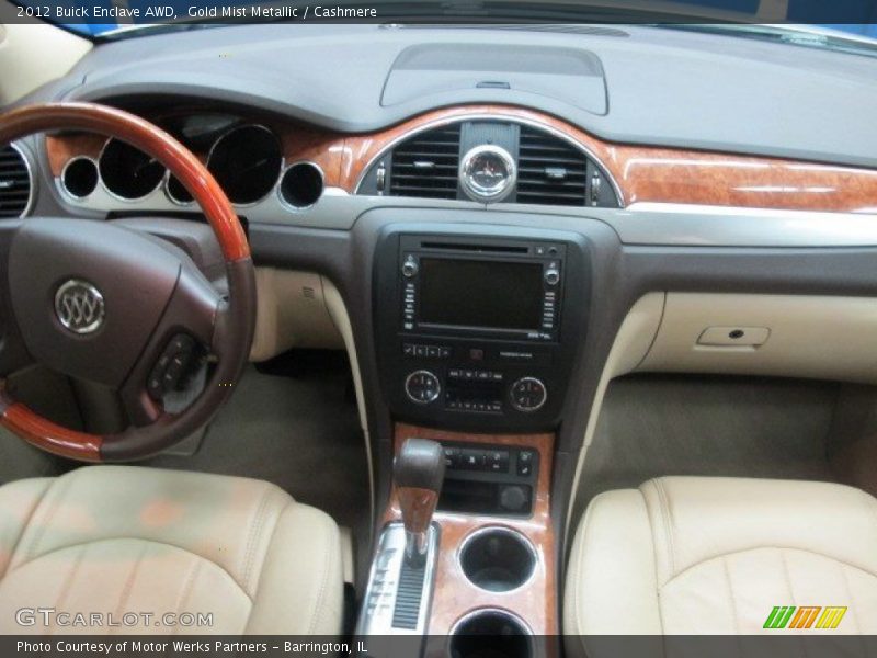Gold Mist Metallic / Cashmere 2012 Buick Enclave AWD