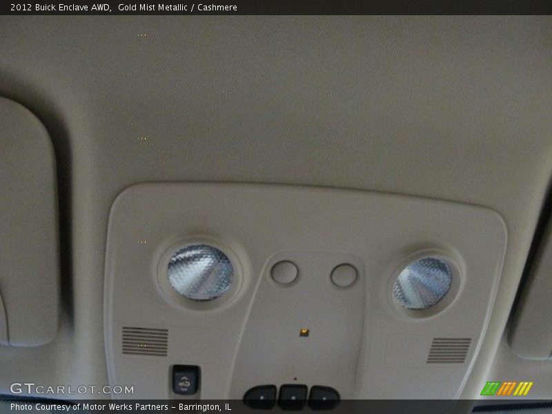 Gold Mist Metallic / Cashmere 2012 Buick Enclave AWD