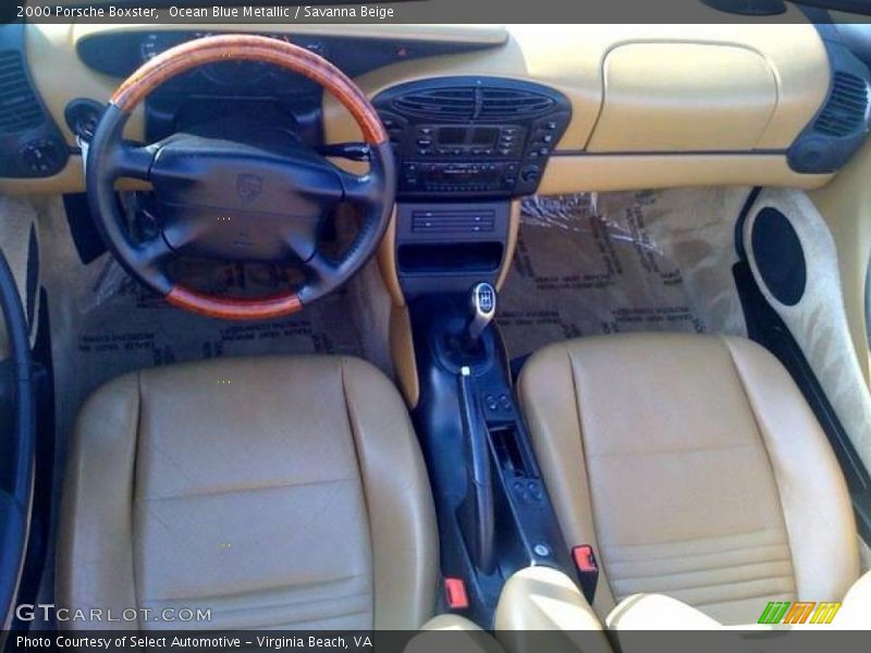 Ocean Blue Metallic / Savanna Beige 2000 Porsche Boxster
