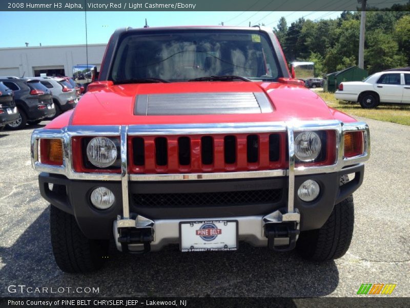 Victory Red / Light Cashmere/Ebony 2008 Hummer H3 Alpha