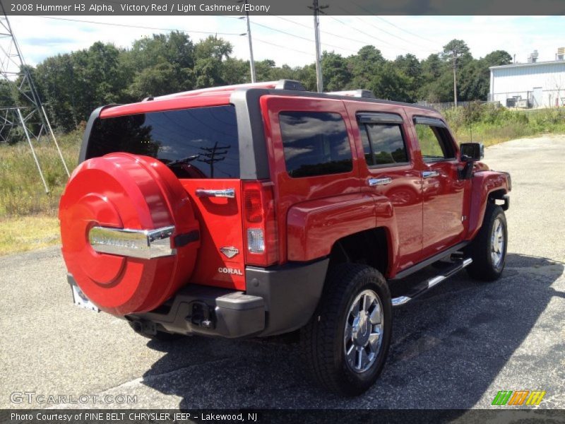 Victory Red / Light Cashmere/Ebony 2008 Hummer H3 Alpha