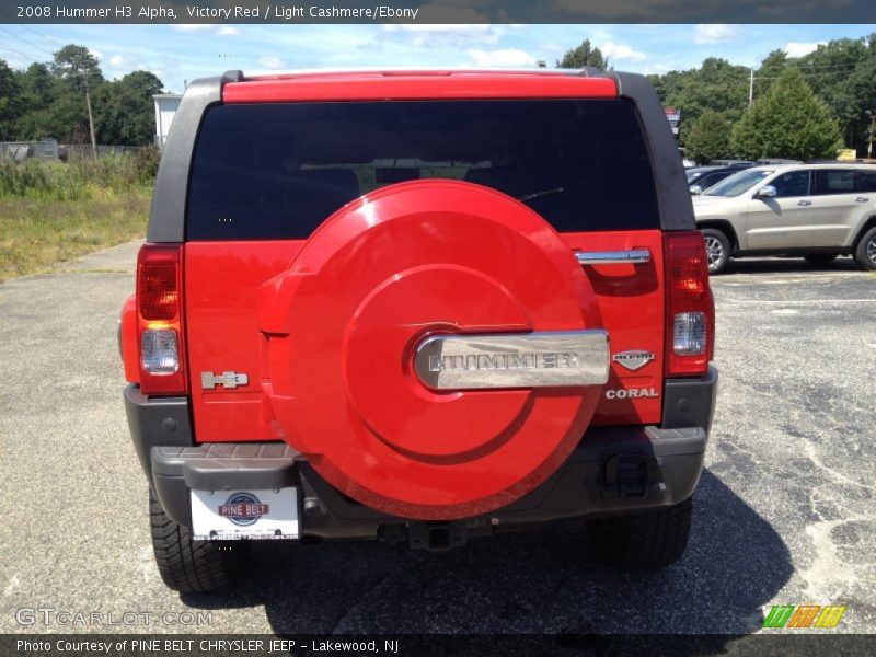 Victory Red / Light Cashmere/Ebony 2008 Hummer H3 Alpha