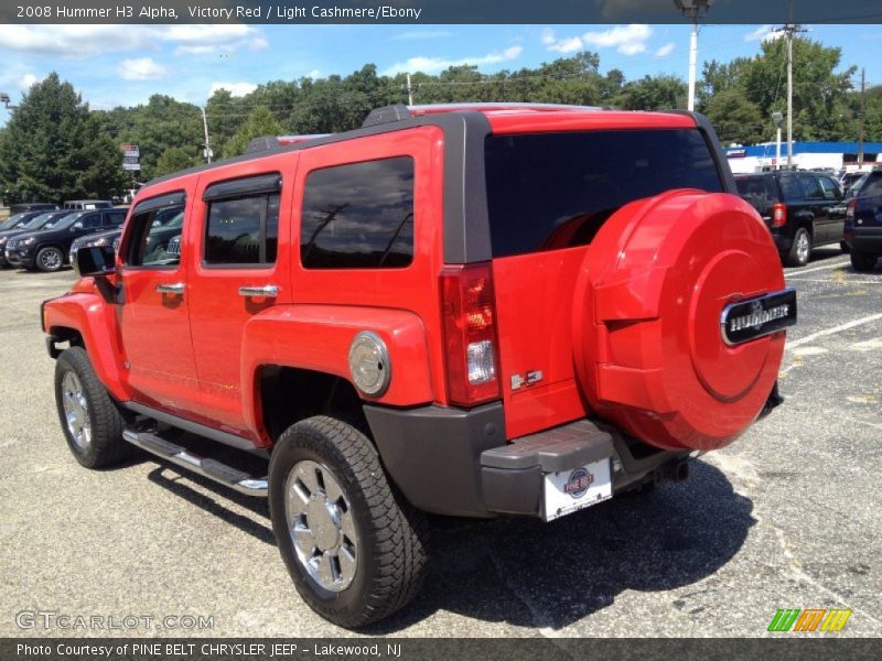 Victory Red / Light Cashmere/Ebony 2008 Hummer H3 Alpha