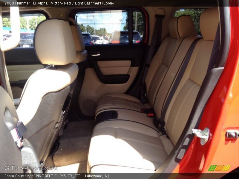Rear Seat of 2008 H3 Alpha