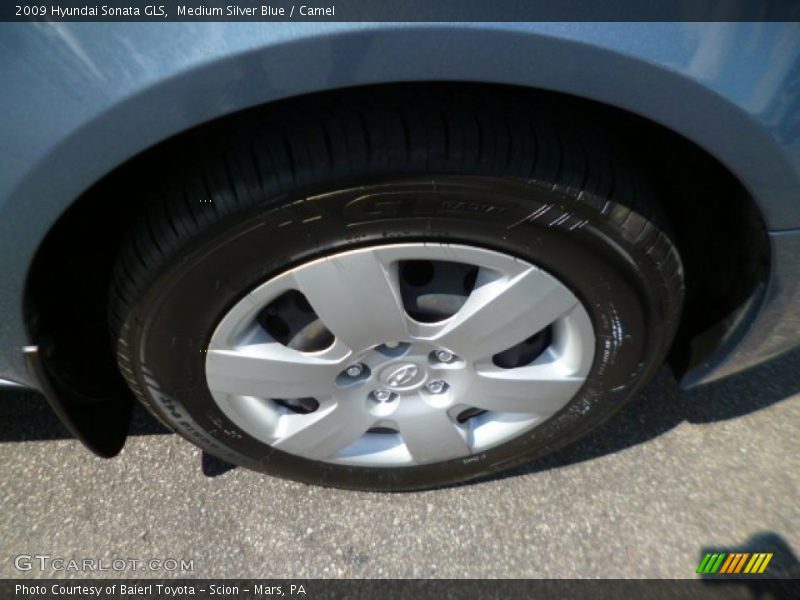 Medium Silver Blue / Camel 2009 Hyundai Sonata GLS