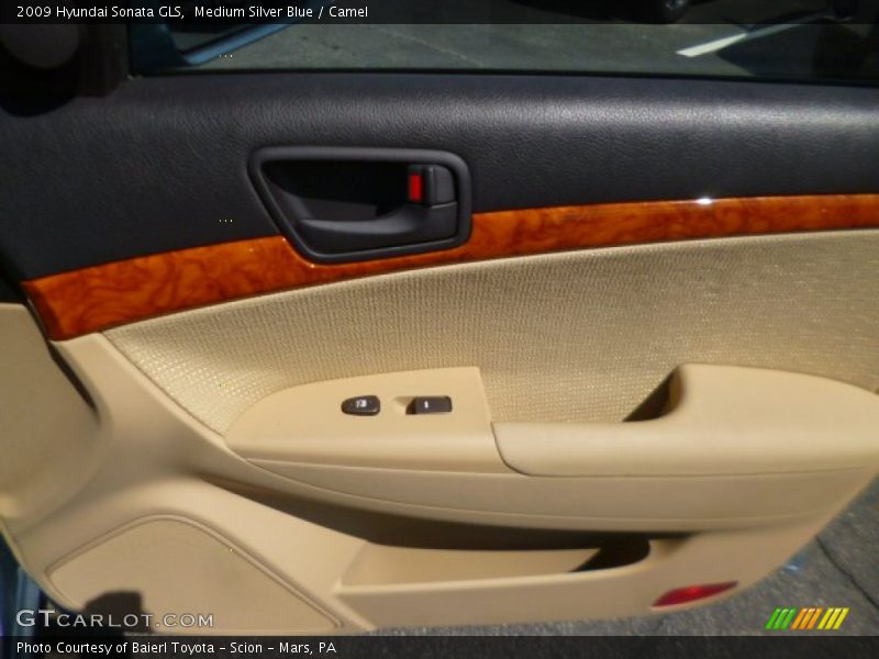 Medium Silver Blue / Camel 2009 Hyundai Sonata GLS